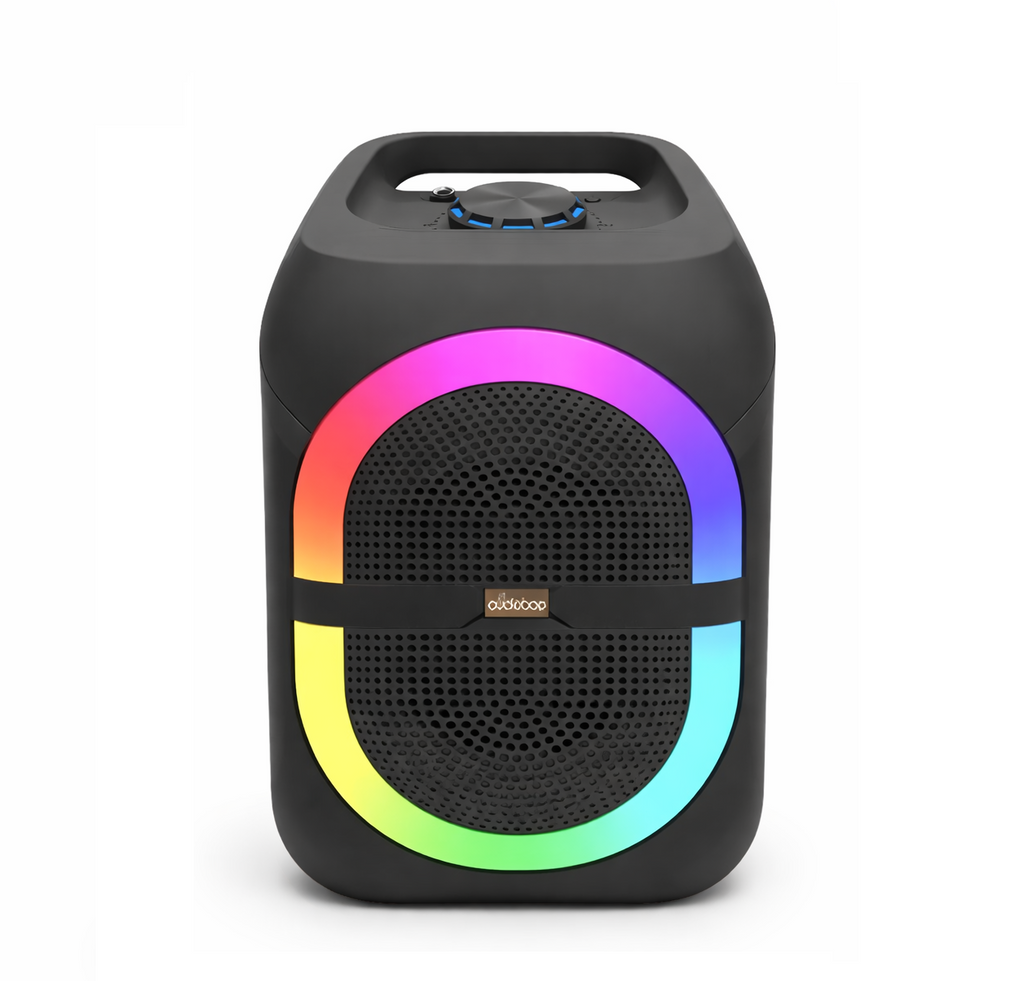 Bocina Inalambrica Bluetooth 8” LED y Función Karaoke