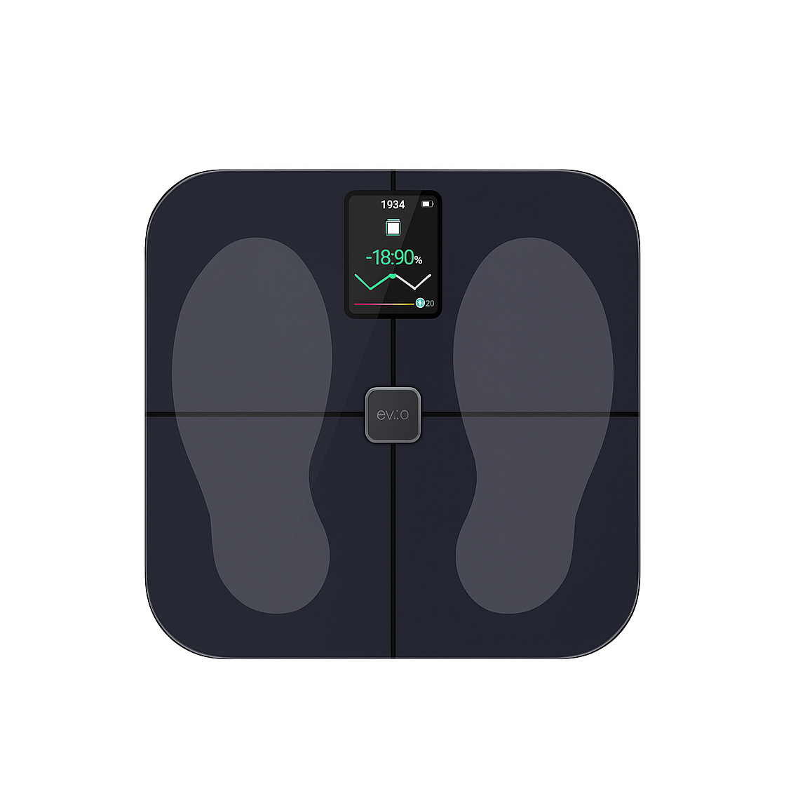 Báscula Digital Alta Precisión Ezigo Con Pantalla LED Bluetooth (25 Analizadores)