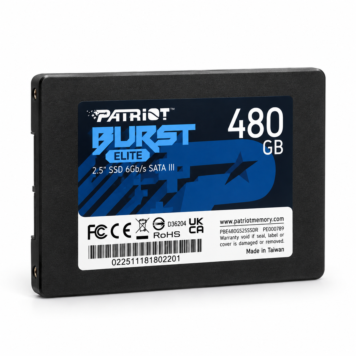 Disco SSD Patriot Burst Elite De 480GB SATA III 2.5″