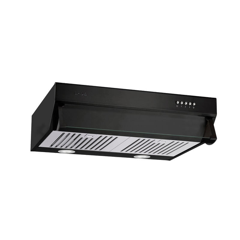 Extractor de Grasa DRIJA LED Acero Inoxidable Negro COMPATTO 60 BLACK