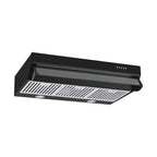 Extractor de Grasa DRIJA LED Acero Inoxidable Negro COMPATTO 76 BLACK