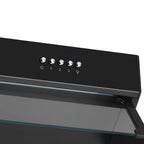 Extractor de Grasa DRIJA LED Acero Inoxidable Negro COMPATTO 90 BLACK