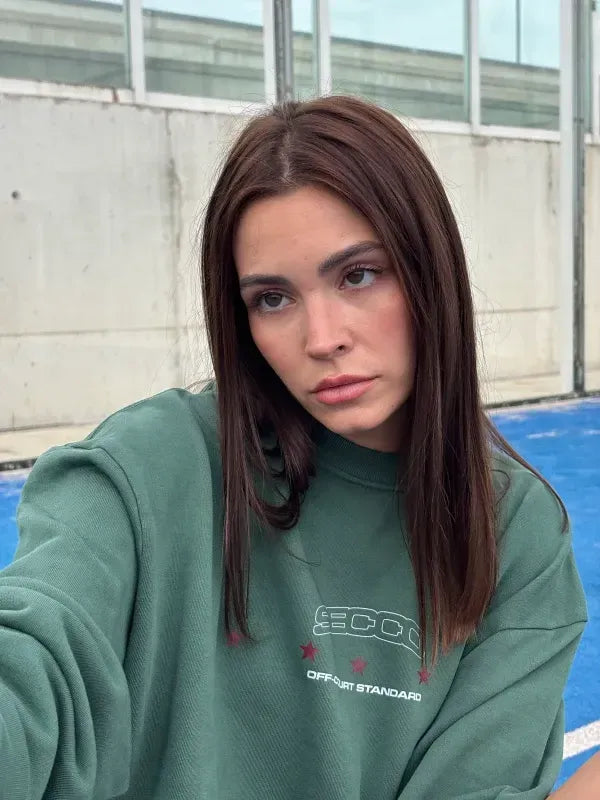 Off Court Crewneck Green