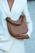 Saddle Shoulder Bag, Honey