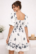 Vestido Available Mangas Cortas Estampado para Damas