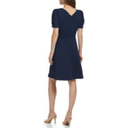 Vestido Donna Karan Mangas Cortas Liso Para Damas by Donna Karan (dkny)