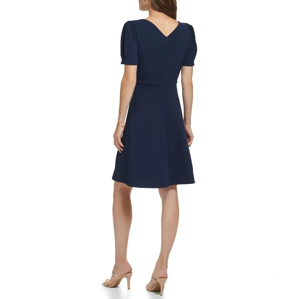 Vestido Donna Karan Mangas Cortas Liso Para Damas by Donna Karan (dkny)