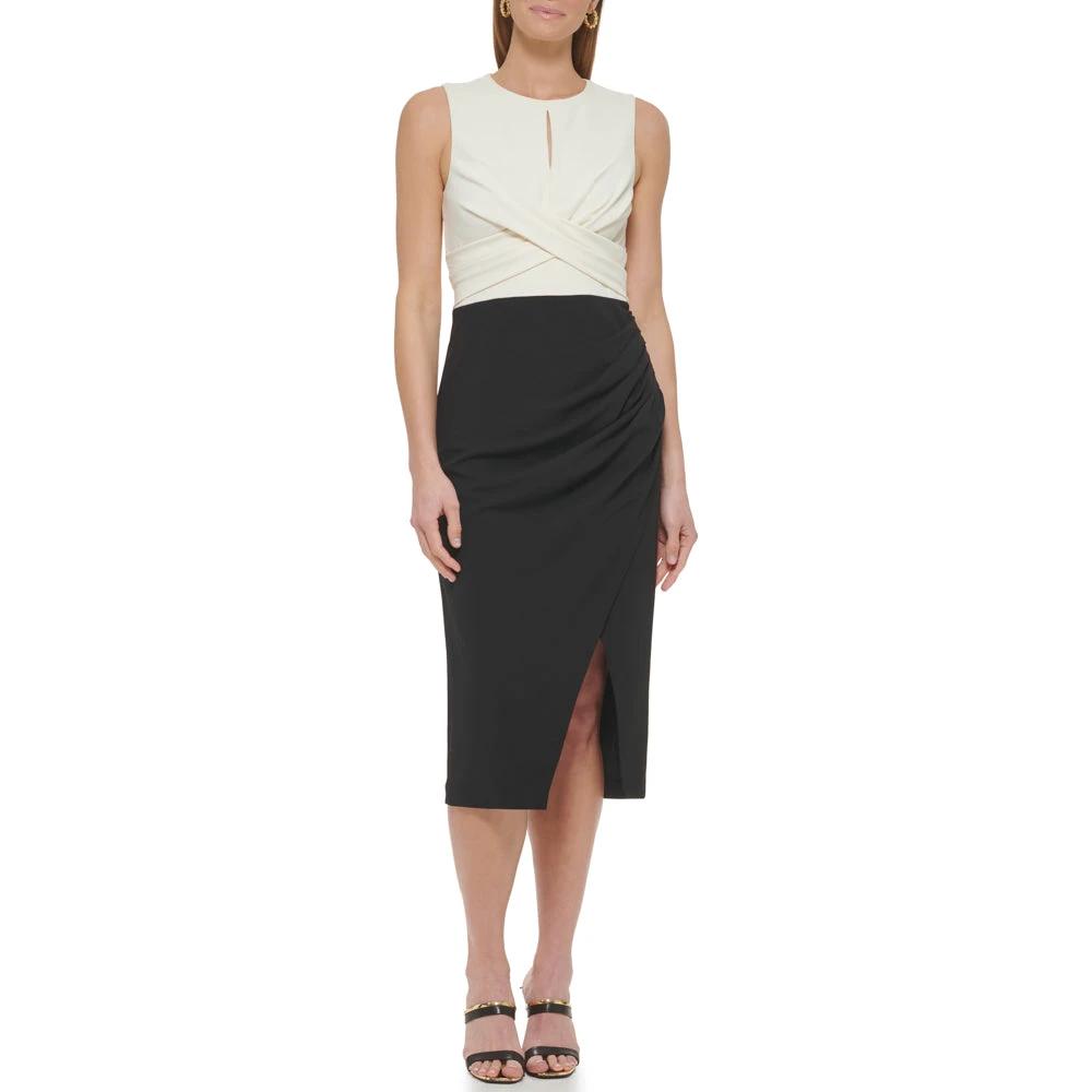Vestido Donna Karan Mangas Liso Para Damas by Donna Karan (dkny)
