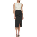 Vestido Donna Karan Mangas Liso Para Damas by Donna Karan (dkny)