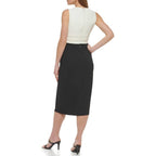 Vestido Donna Karan Mangas Liso Para Damas by Donna Karan (dkny)