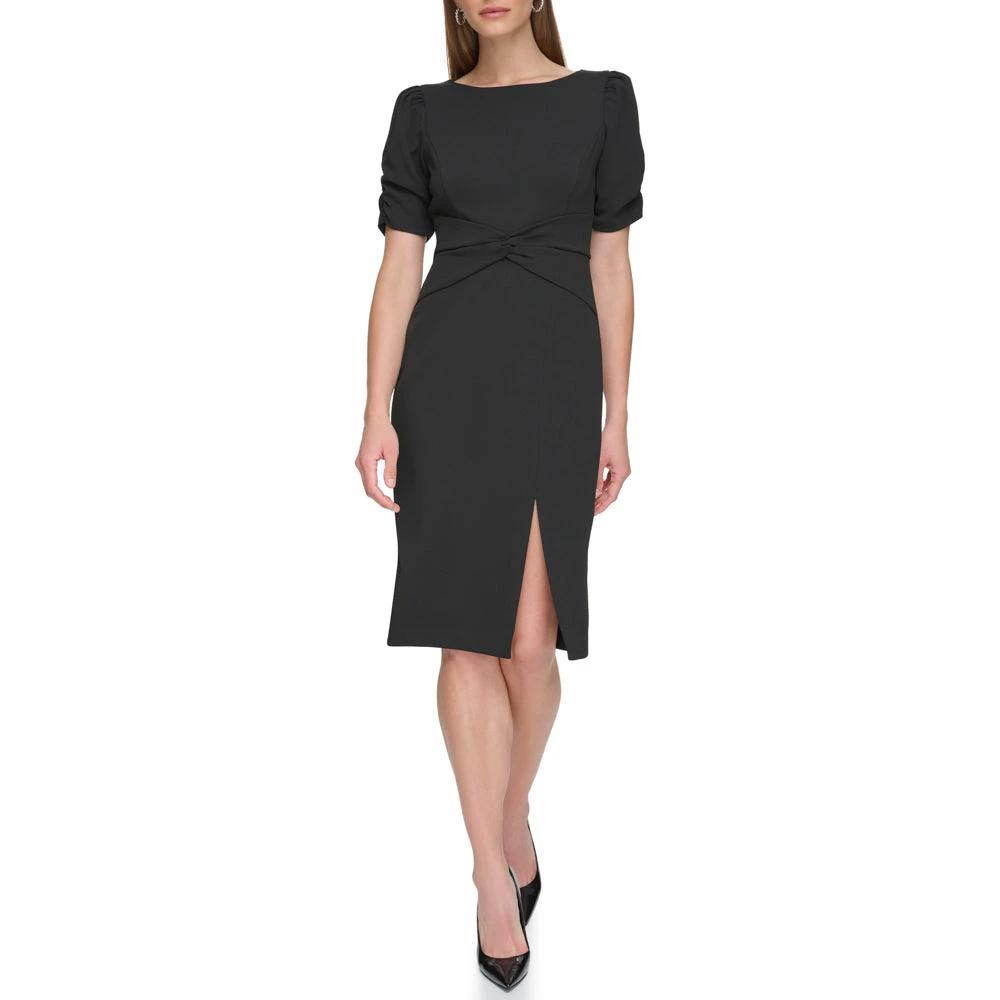 Vestido Donna Karan Mangas Cortas Liso Para Damas by Donna Karan (dkny)