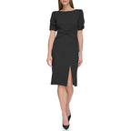 Vestido Donna Karan Mangas Cortas Liso Para Damas by Donna Karan (dkny)