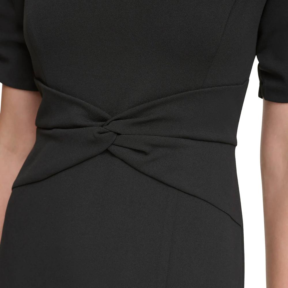 Vestido Donna Karan Mangas Cortas Liso Para Damas by Donna Karan (dkny)