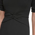Vestido Donna Karan Mangas Cortas Liso Para Damas by Donna Karan (dkny)