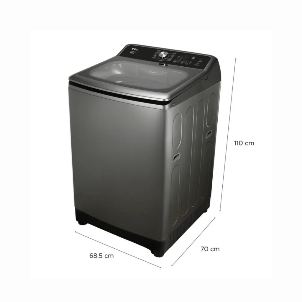 LAVADORA 21KG (F321TLRG) GRIS TCL