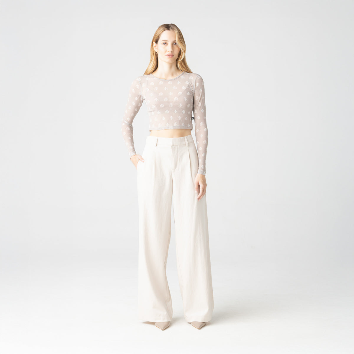 Pant women, color/material blanco, marca Monastery – vista 3