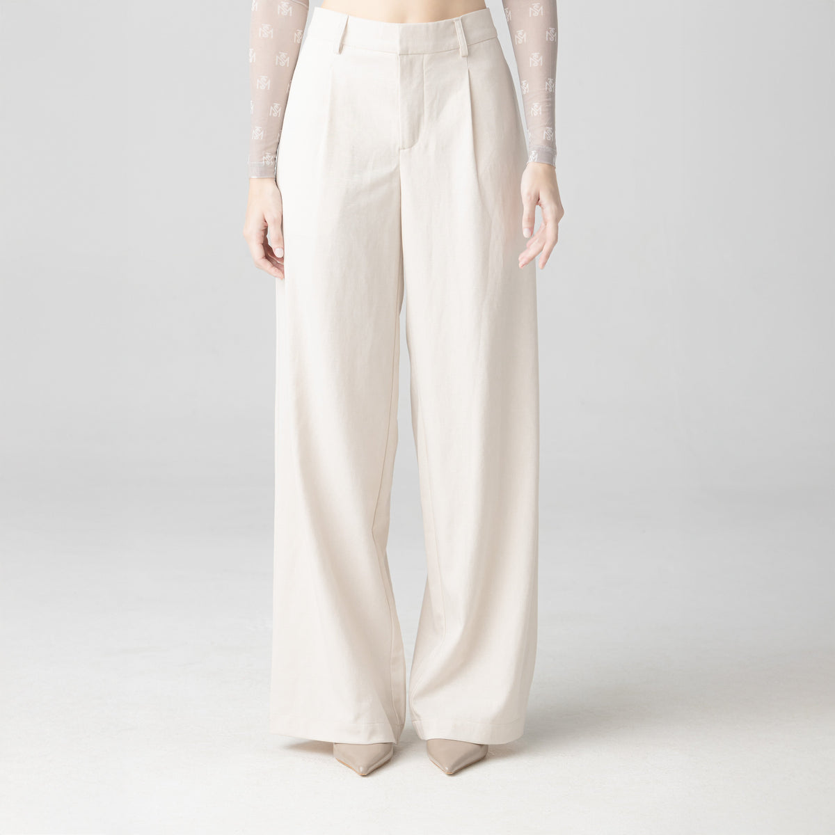 Pant women, color/material blanco, marca Monastery – vista 4