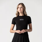T-shirt women, color/material negro, marca Monastery – vista 2
