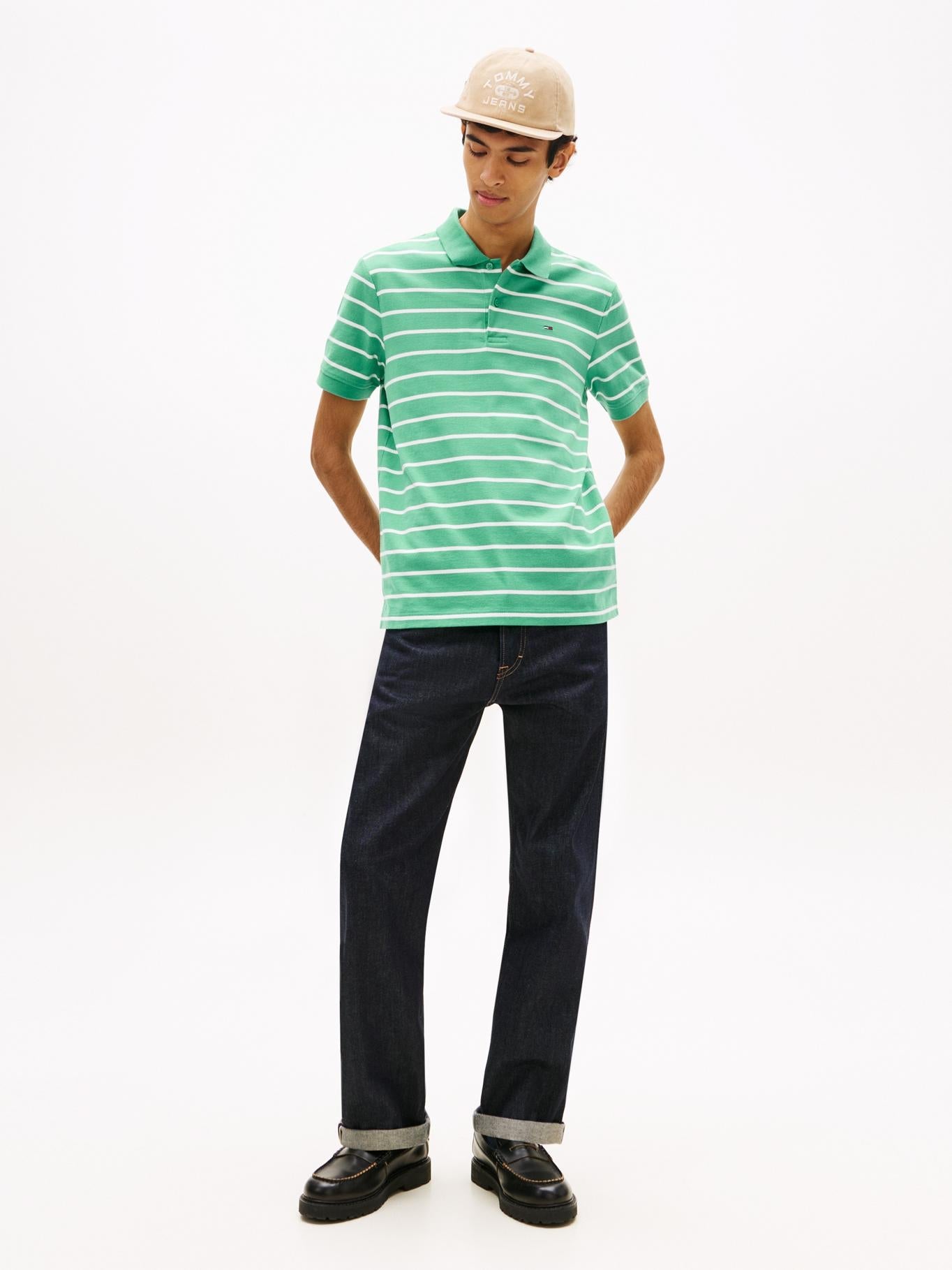 Poloshirt Tommy Jeans Mangas Cortas Rayas para Caballeros