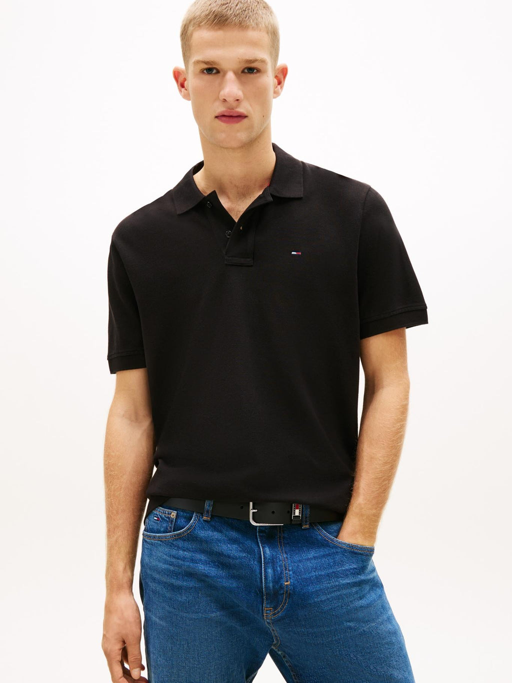 Poloshirt Tommy Jeans Mangas Cortas Liso para Caballeros