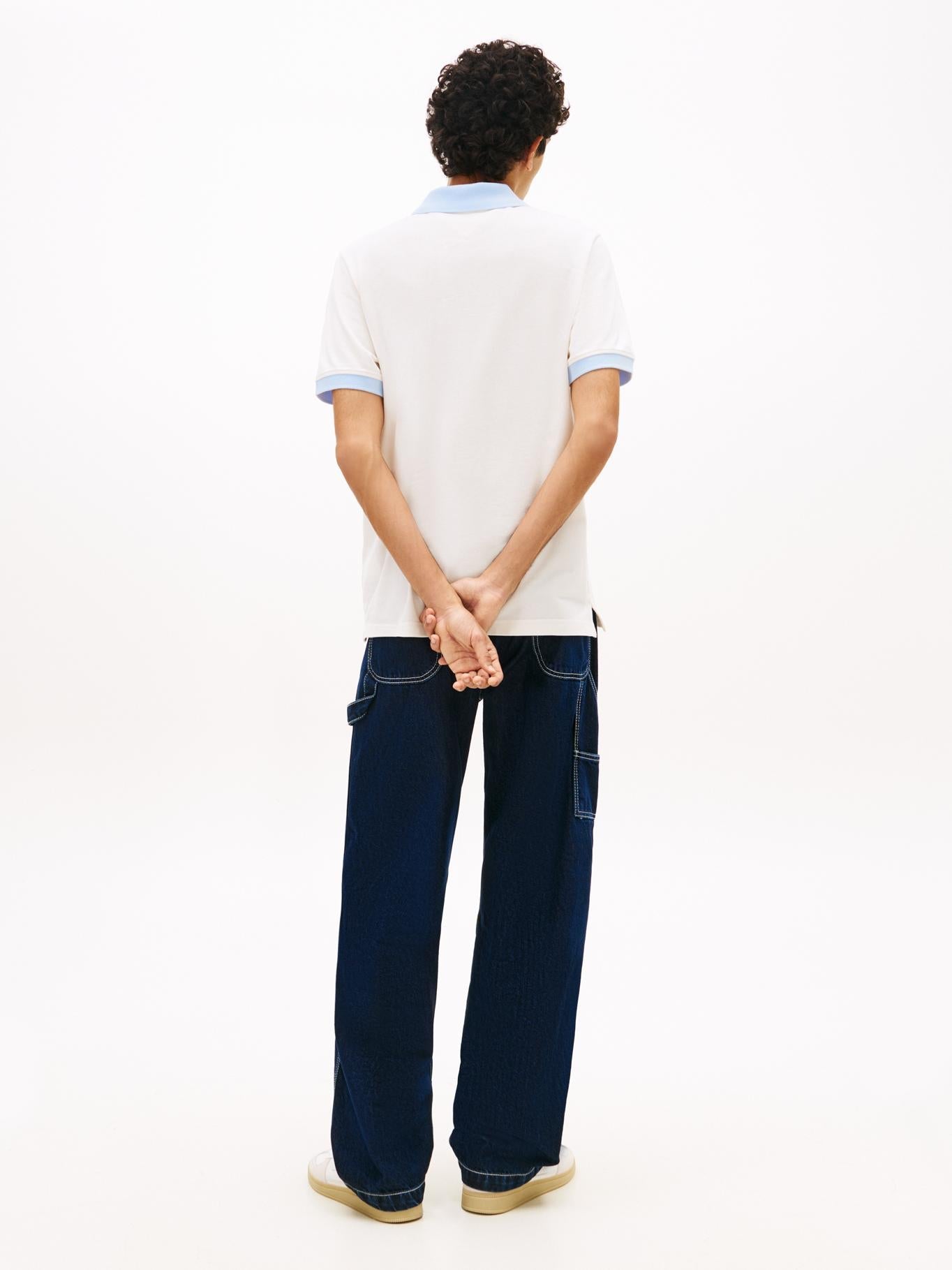Poloshirt Tommy Jeans Mangas Cortas Liso para Caballeros