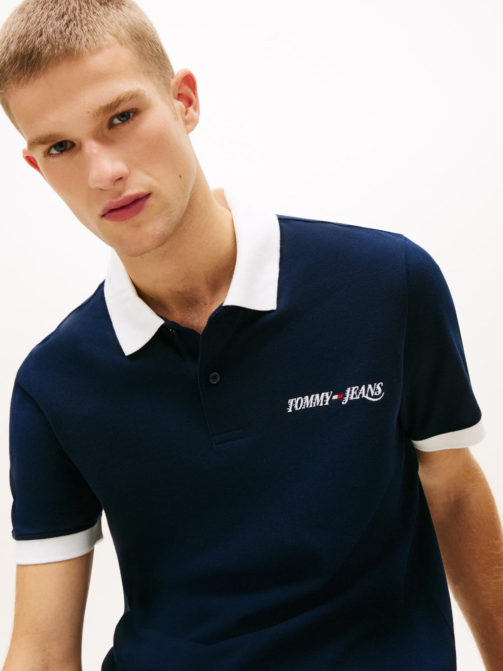 Poloshirt Tommy Jeans Mangas Cortas Liso para Caballeros
