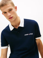 Poloshirt Tommy Jeans Mangas Cortas Liso para Caballeros