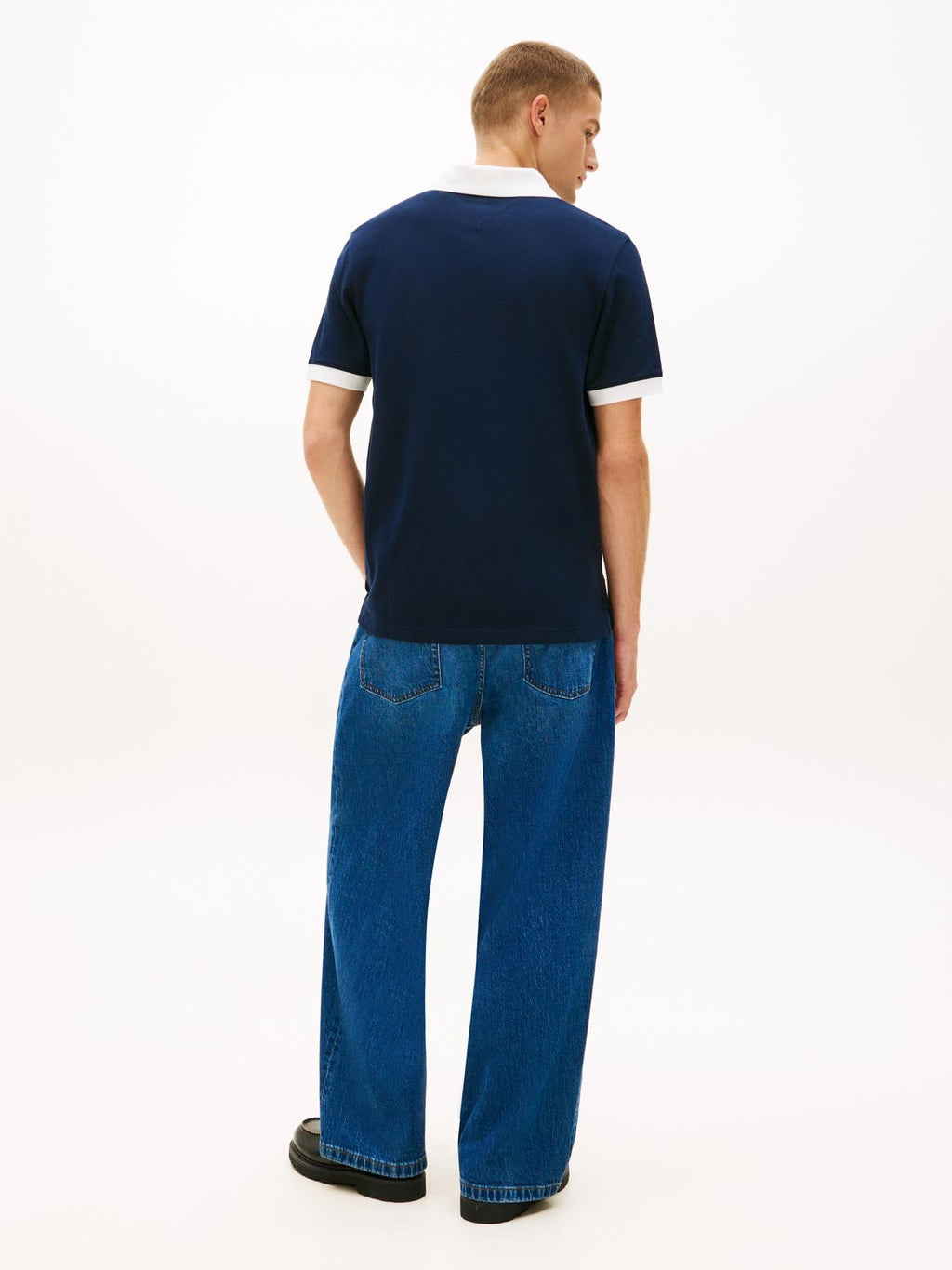 Poloshirt Tommy Jeans Mangas Cortas Liso para Caballeros