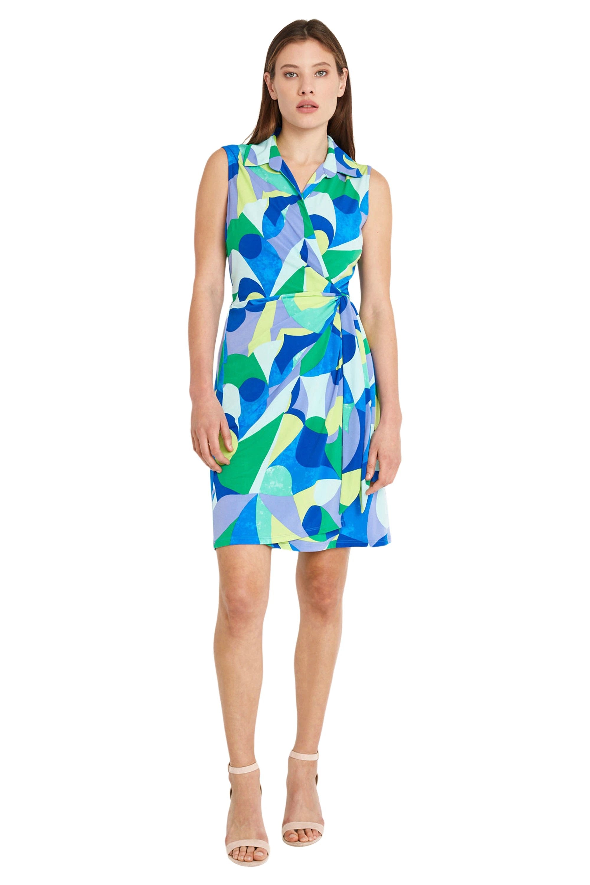 Vestido Donna Morgan Estampado Corto P/ Damas DT204M by Donna Morgan