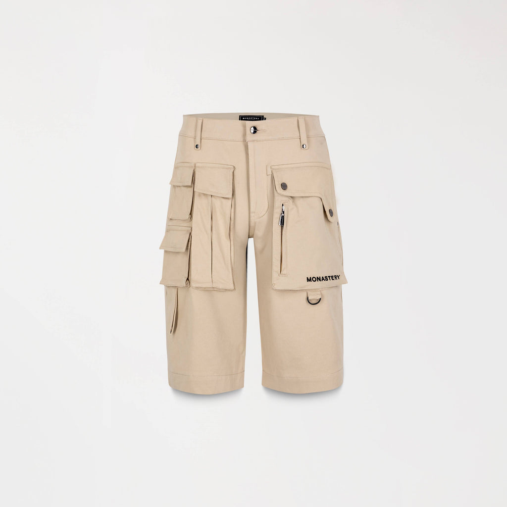CARGO CORTO DUNCAN BEIGE FRENTE - MONASTERY