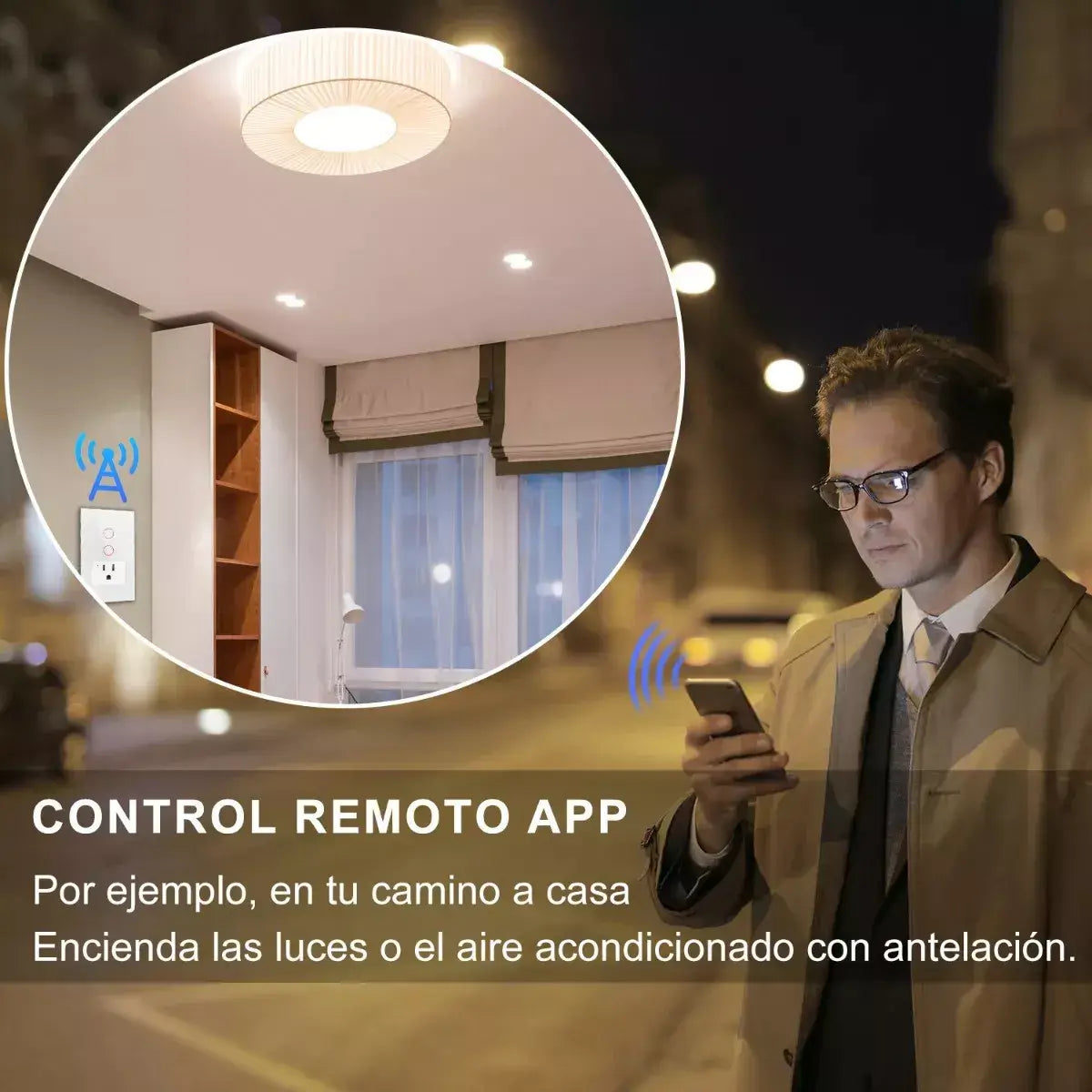 Interruptor Inteligente Con Enchufe Wifi