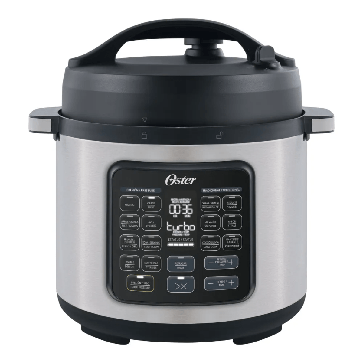 Olla Multiuso Digital Oster M/CKSTPCECT57DF 5.7 Litros Bioceramic de Presión 5-en-1