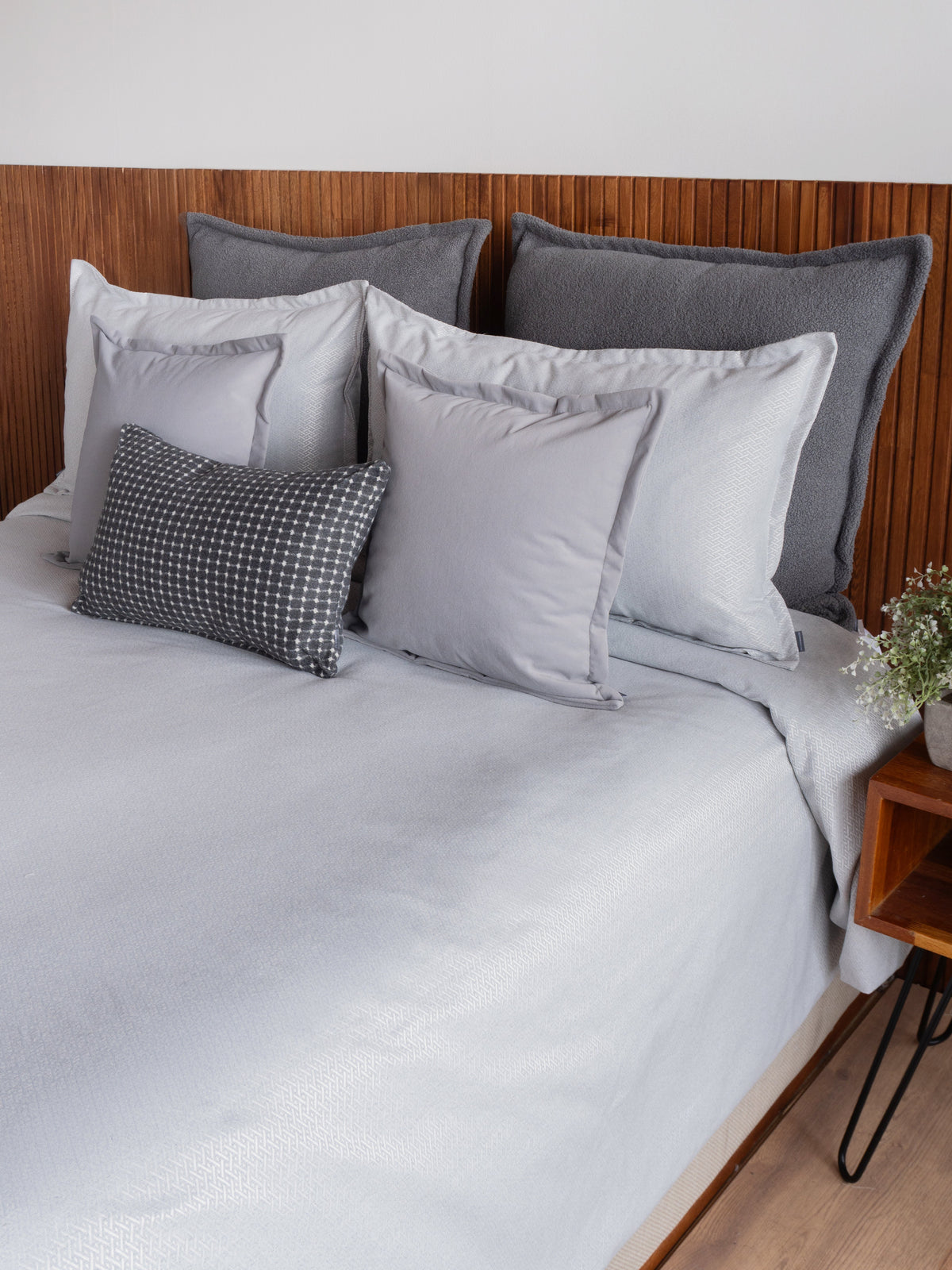 Set Duvet Aspen Gris