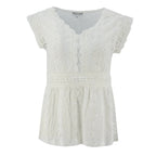 Blusa Sabrina Lauren Encaje Para Damas by Sg Tops