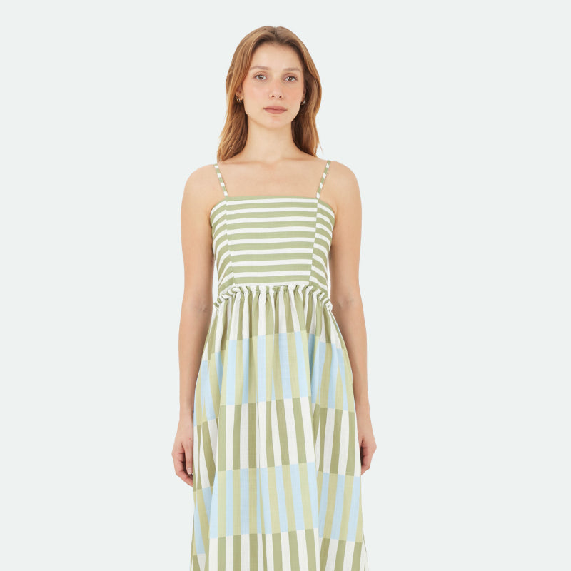 Dress, color/material verde, marca Mercedes Campuzano – vista 1