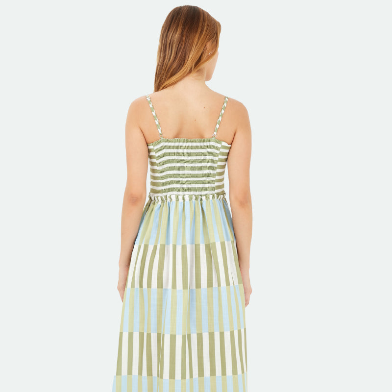 Dress, color/material verde, marca Mercedes Campuzano – vista 3