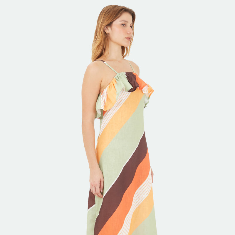 Dress, color/material multicolor, marca Mercedes Campuzano – vista 2