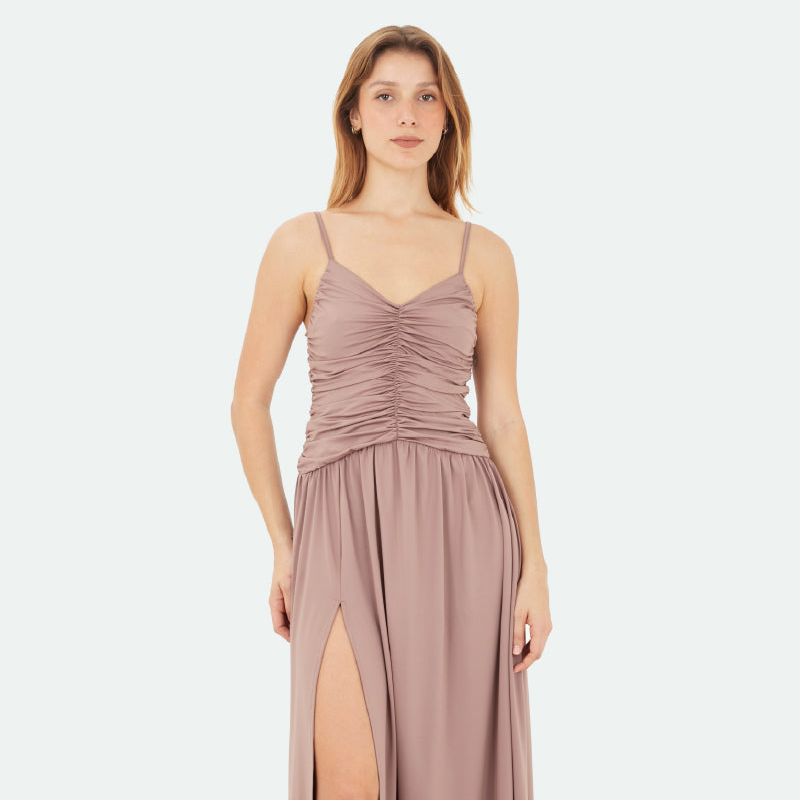 Dress, color/material marrón, marca Mercedes Campuzano – vista 1