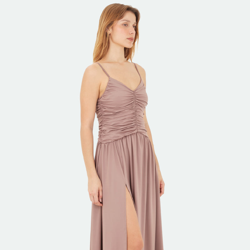 Dress, color/material marrón, marca Mercedes Campuzano – vista 2