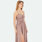 Dress, color/material marrón, marca Mercedes Campuzano – vista 2