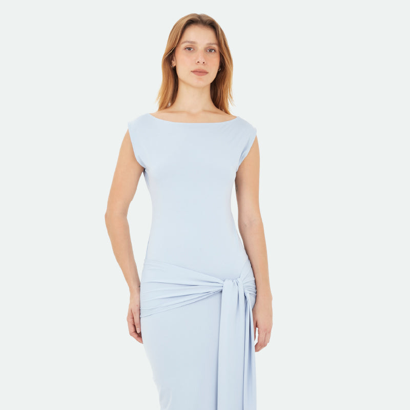 Dress, color/material azul, marca Mercedes Campuzano – vista 2