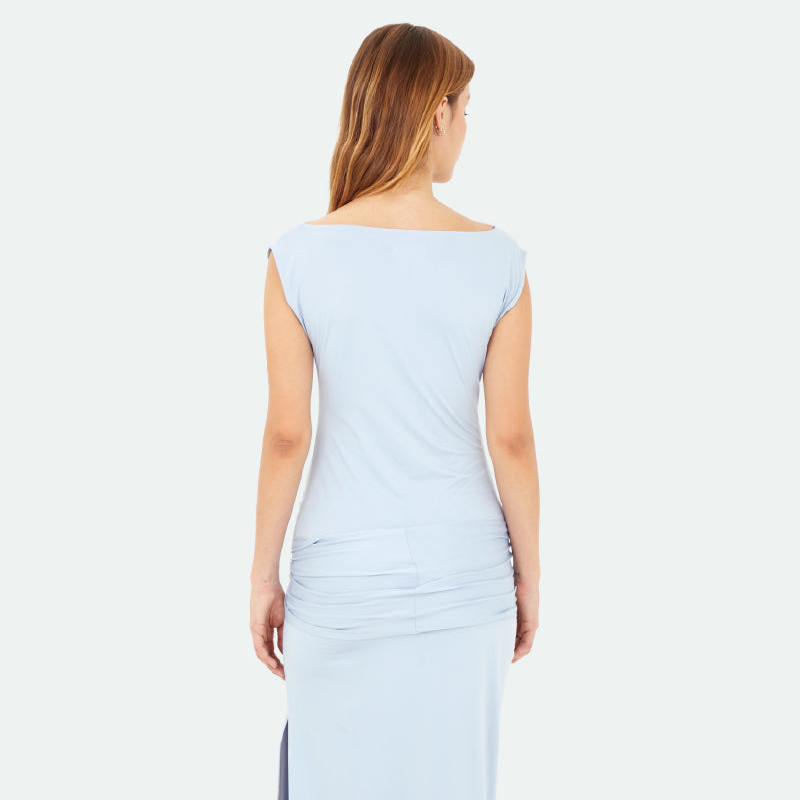 Dress, color/material azul, marca Mercedes Campuzano – vista 3