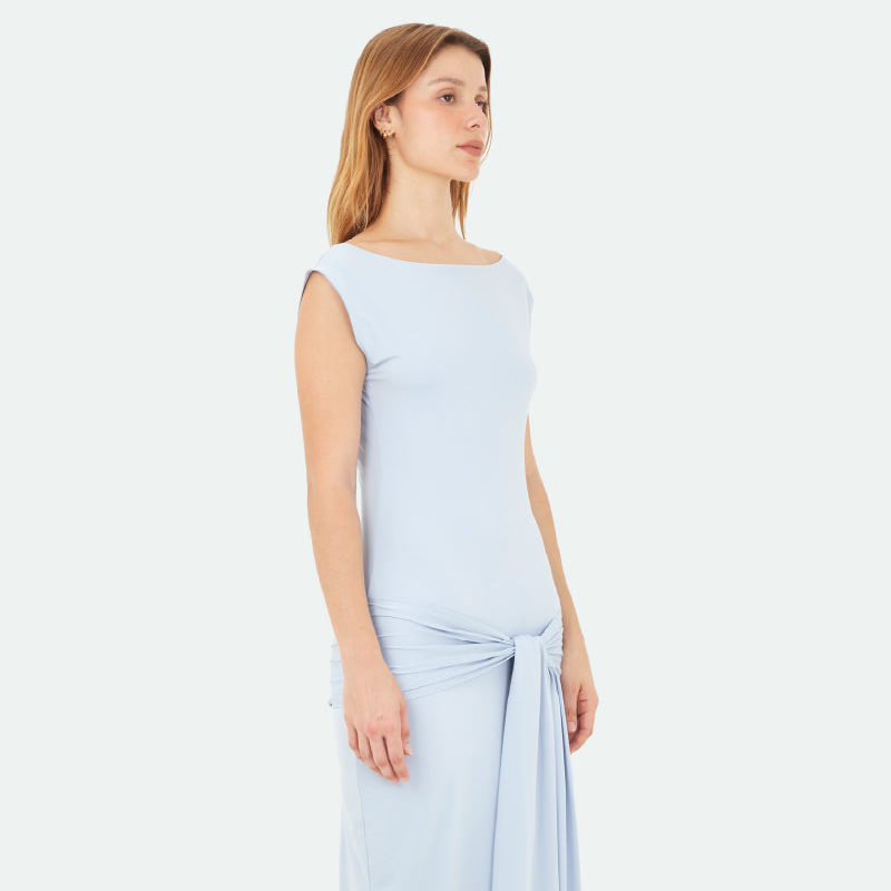 Dress, color/material azul, marca Mercedes Campuzano – vista 1