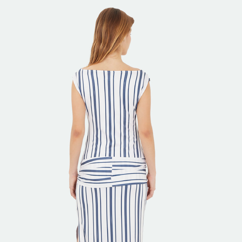 Dress, color/material azul, marca Mercedes Campuzano – vista 3