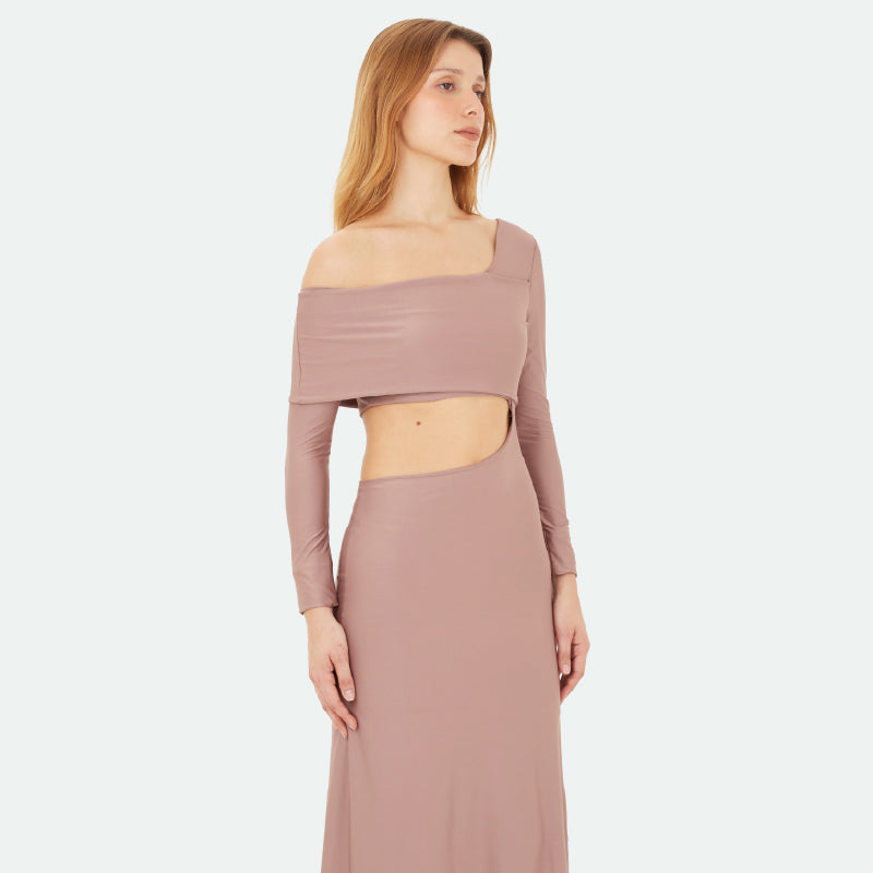Dress, color/material marrón, marca Mercedes Campuzano – vista 2