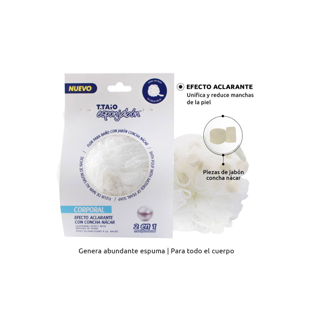 ESPONJABON BORLA DE BAÑO - CONCHA NACAR
