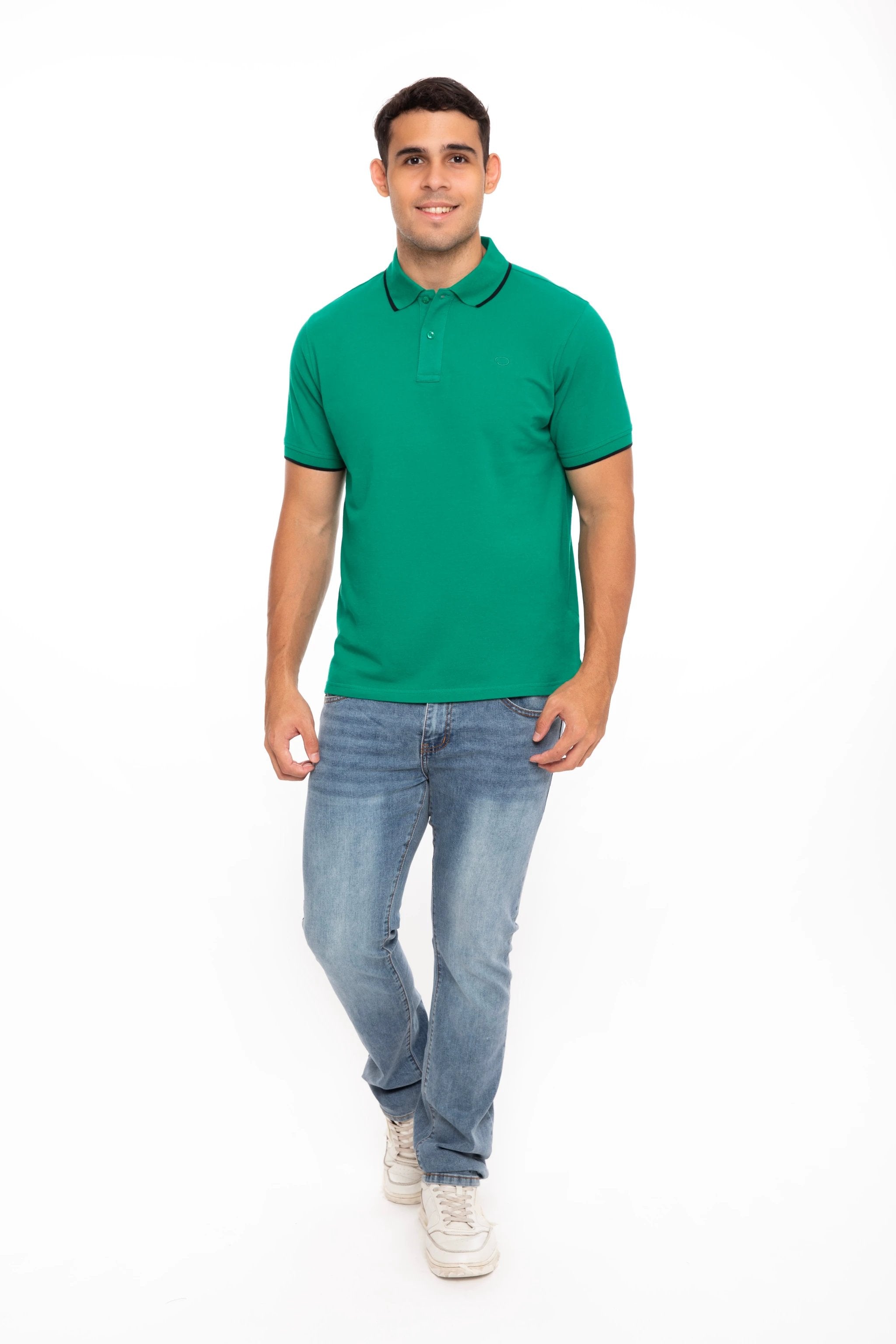 Poloshirt Oscar De La Renta Mangas Cortas Liso Para Caballeros by Oscar De La Renta