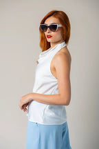 BLUSA HALTER SATIN B-C 8414.