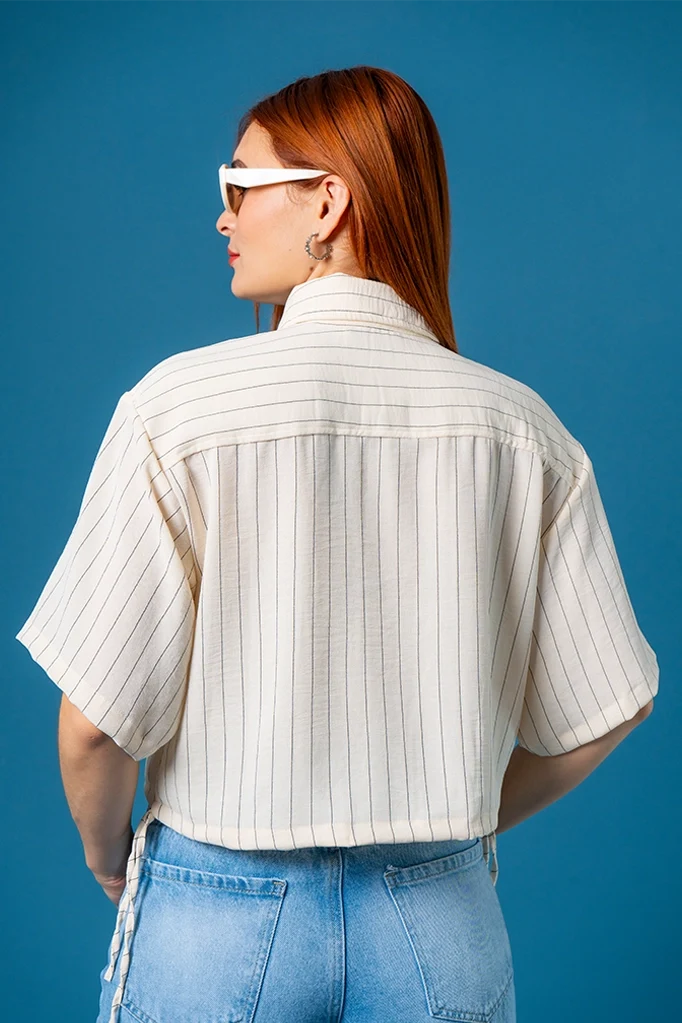 CAMISA CORTA RAYAS G-C 8594 - Kliquea