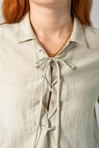 CAMISA LACE UP G-C 8294.